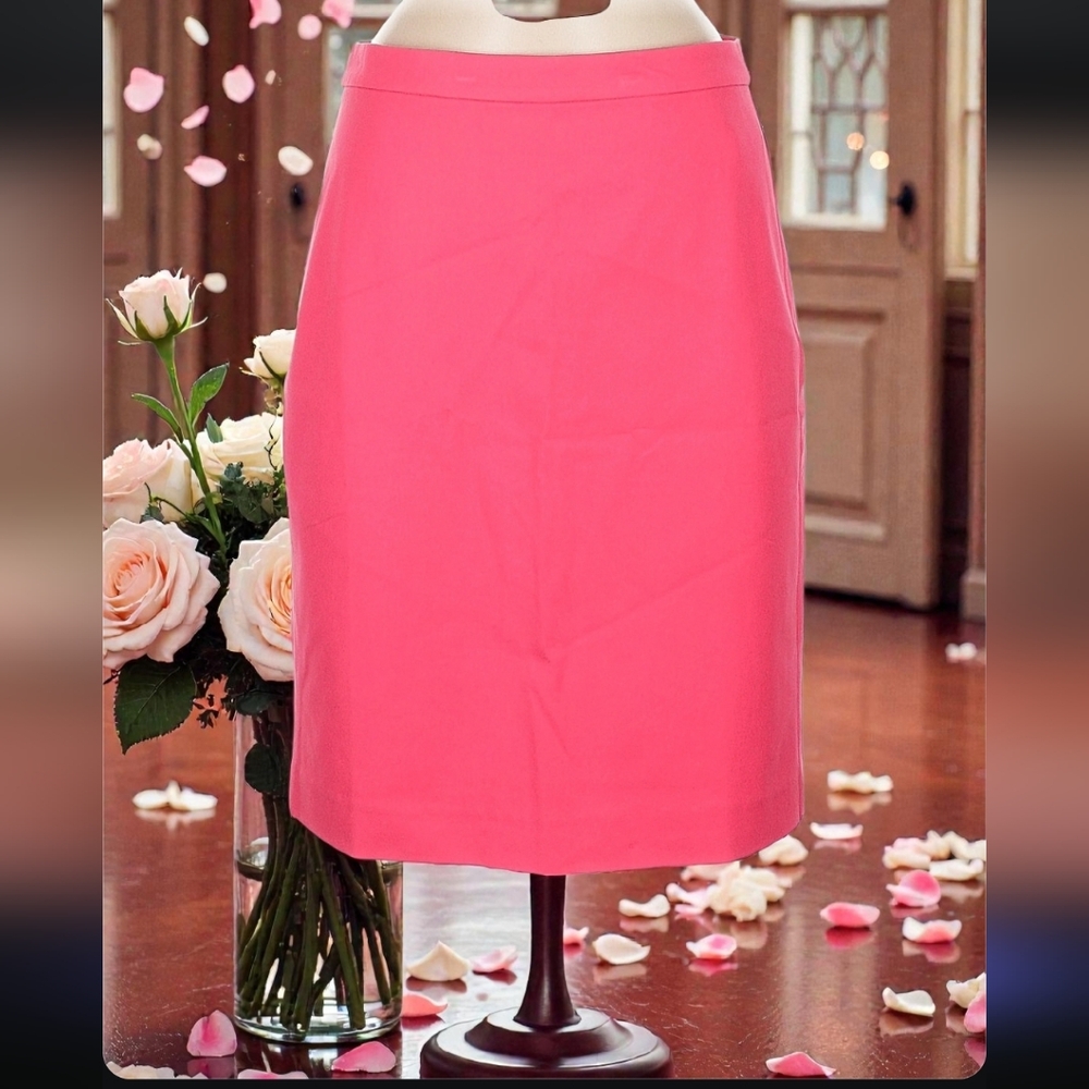 J. Crew Women's Light Pink Pencil Skirt With Front Pockets Size--00